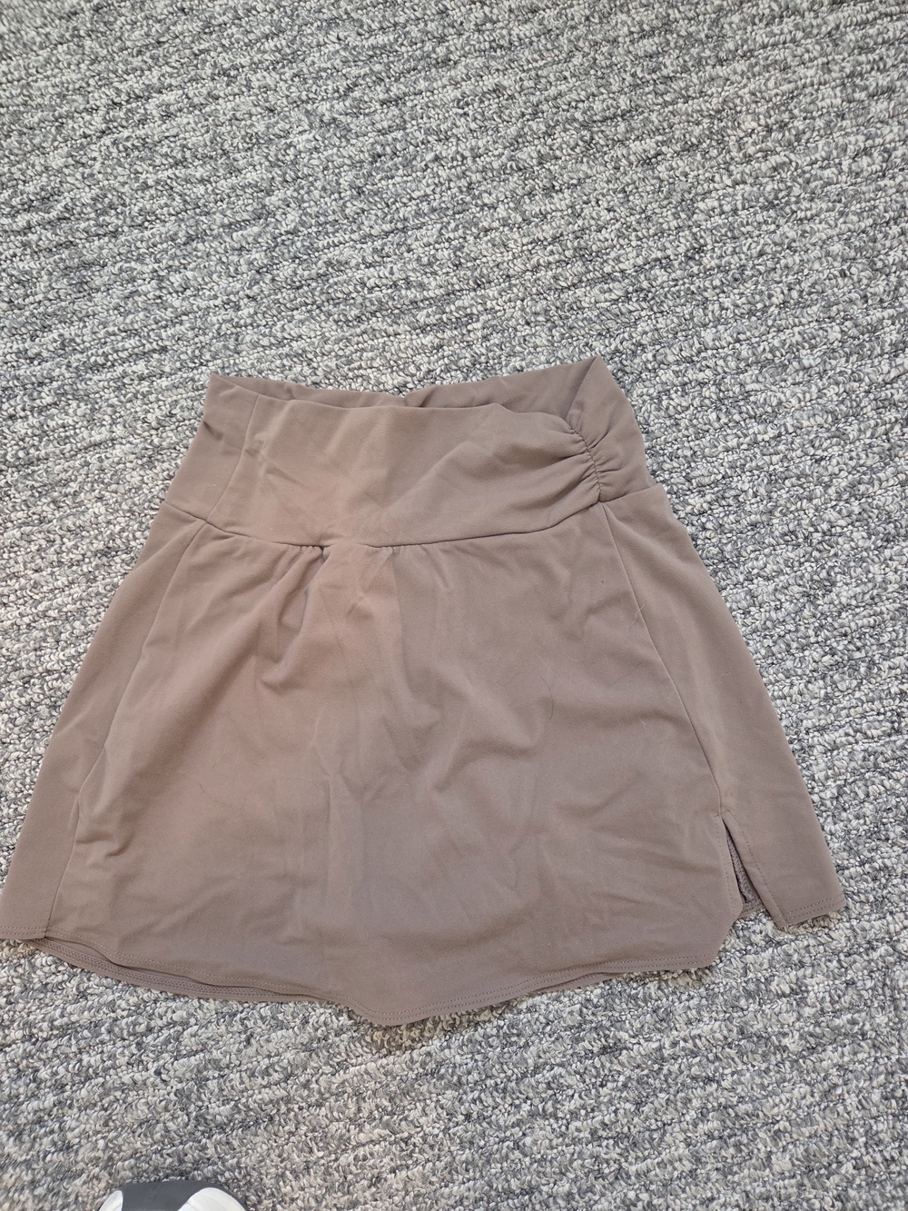 PacSun Taupe High-Waist Mini Skirt